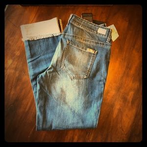 BNWT Seven7 slim straight jean